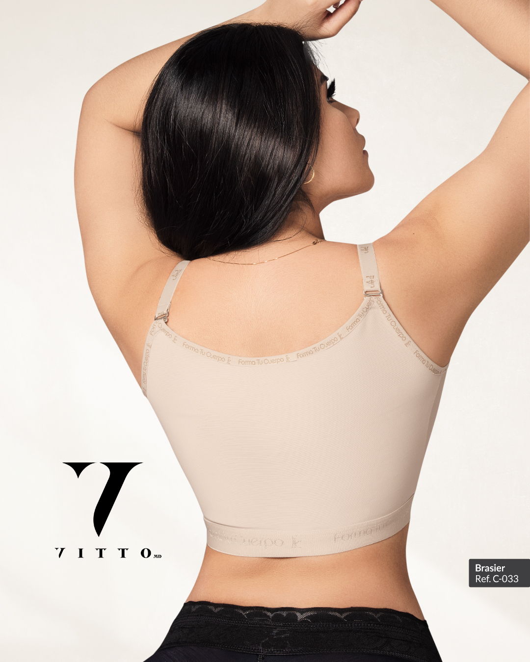 Bra With Girdle - Shaping Girdle- Fronts Snaps